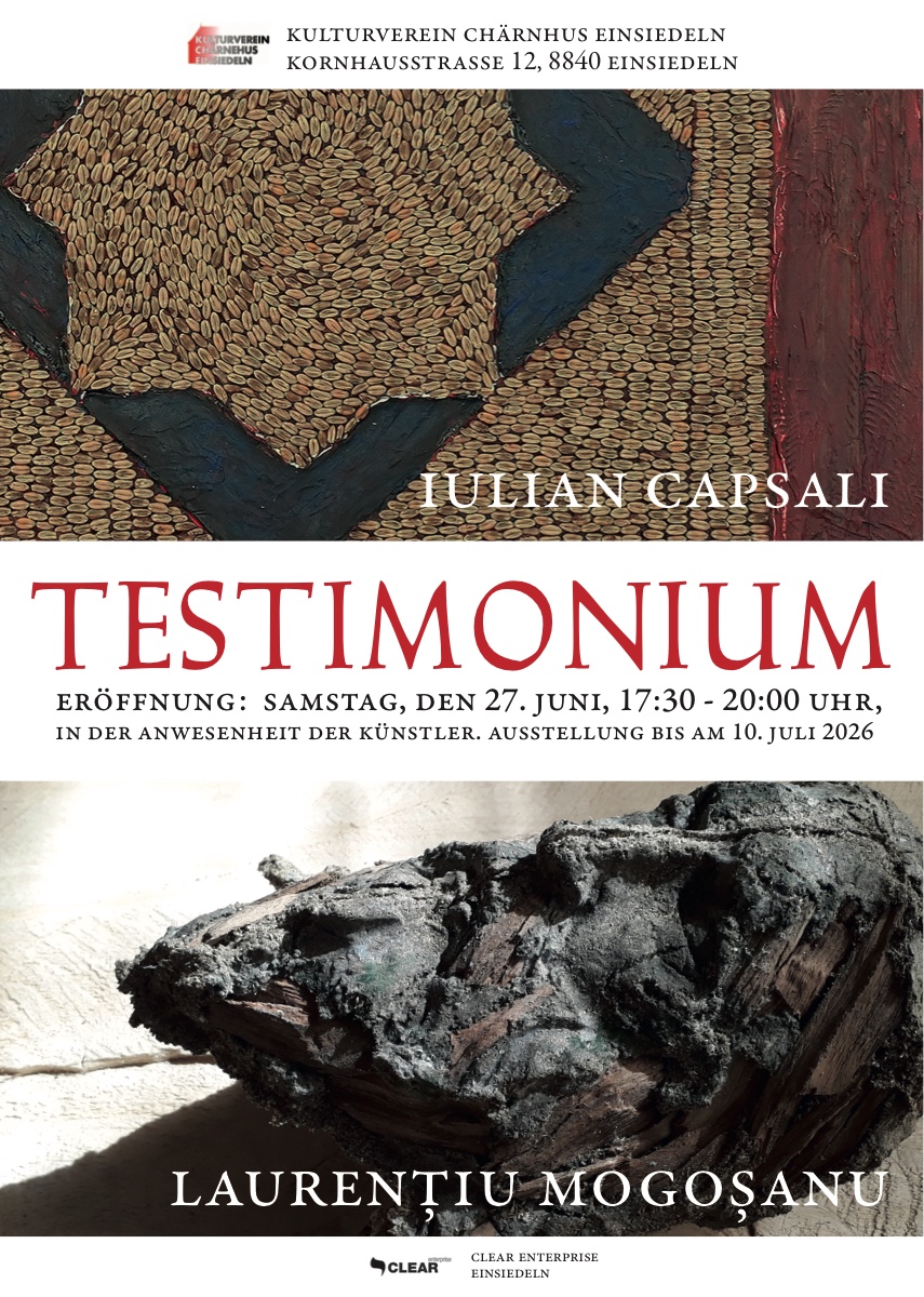 TESTIMONIUM — Afiș oficial 2026